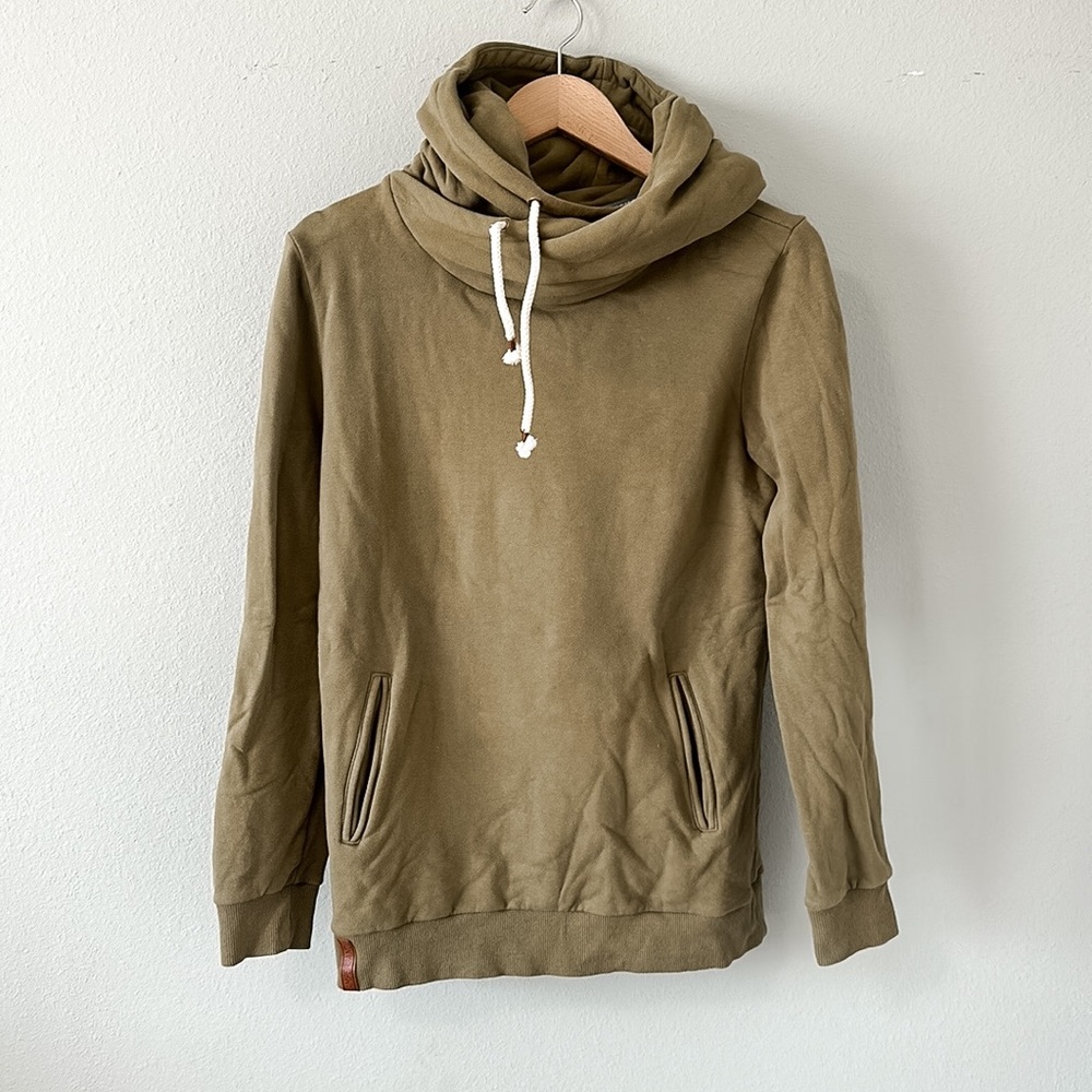 Ampersand Avenue Green Hooded Sweatshirt Medium